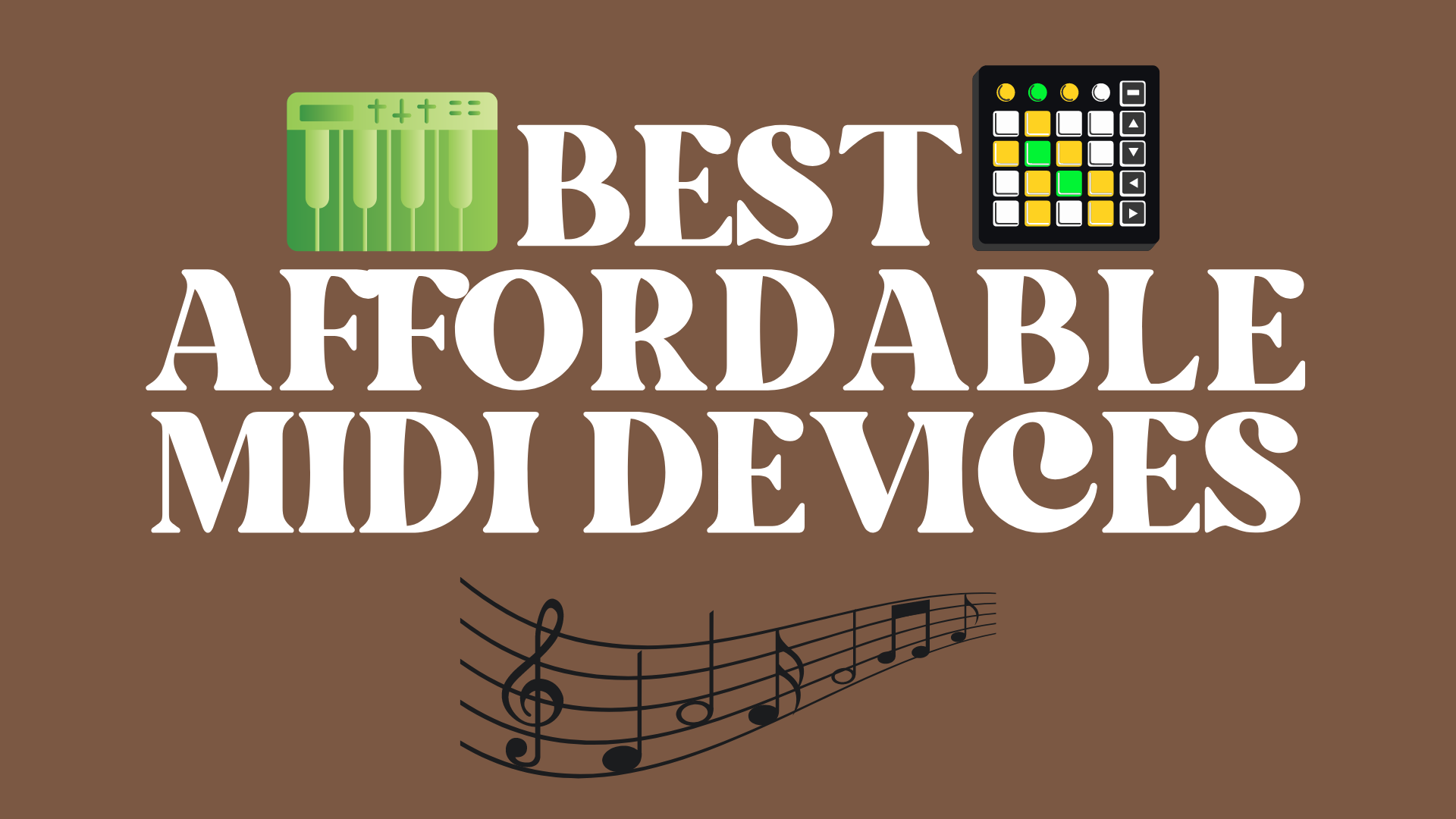 5 Affordable Outstanding MIDI Controllers For DAW Music Production