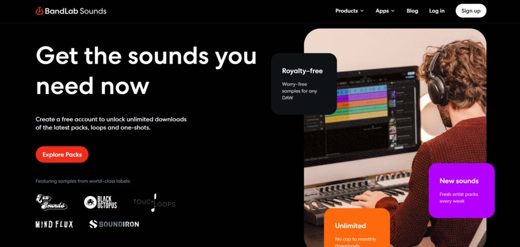 Bandlab Sounds Music Sample Website